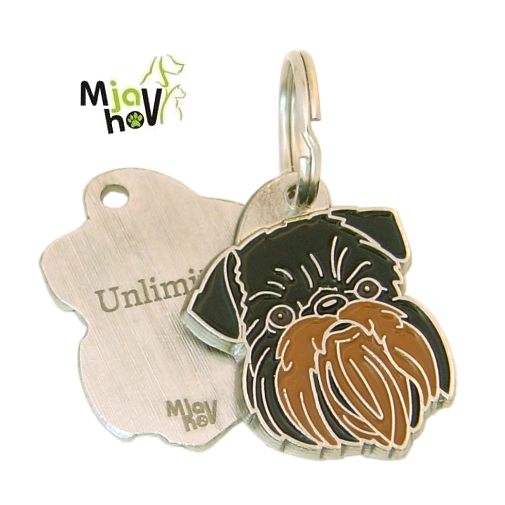 medagliette-per-cani-griffone-belga-nero-focato.jpg Medagliette per cani, medagliette per cani incise, medaglietta, incese medagliette per cani online, personalizzate medagliette, medaglietta